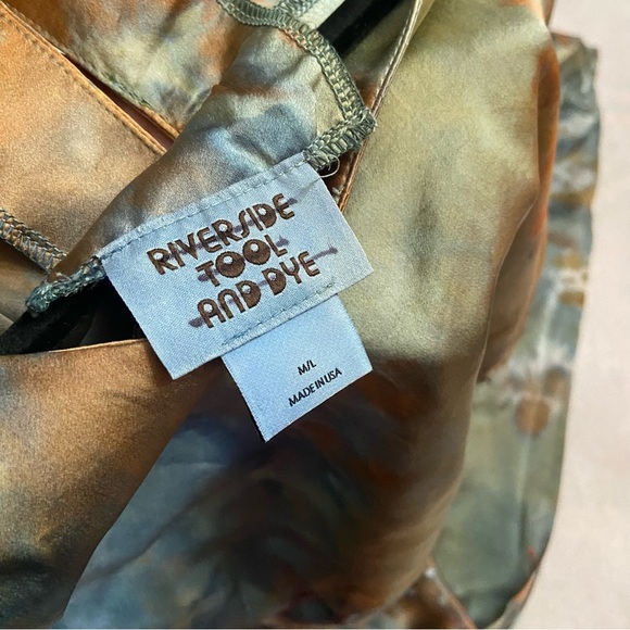 New! Riverside tool and dye sway maxi top tie dye silk nwot 3458 - Picture 5 of 9